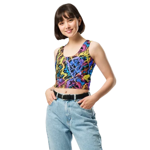 Pop-tide on a Crop Top