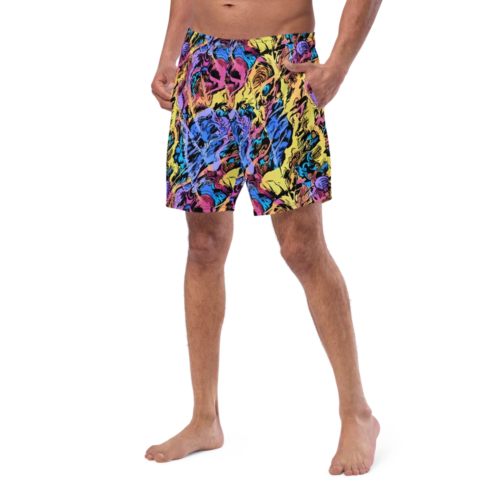 Pop-tide on Swim Trunks — Left Front