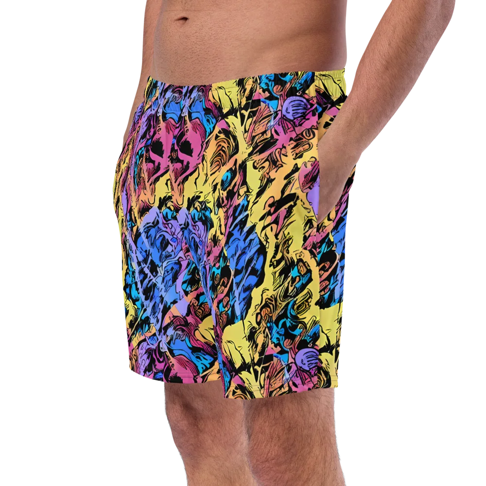 Pop-tide on Swim Trunks — Left Front