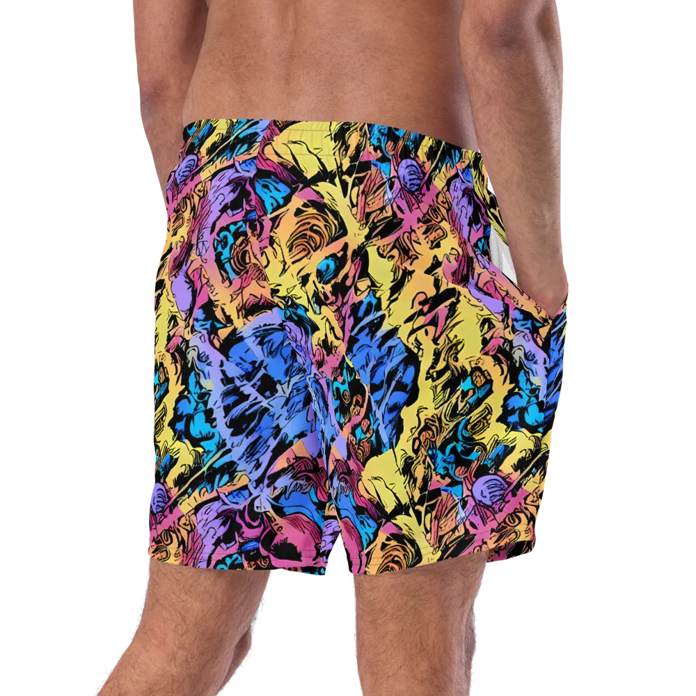 Pop-tide on Swim Trunks — Right Back
