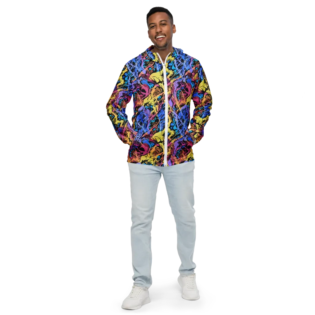 Pop-tide on Men's Windbreaker — Front