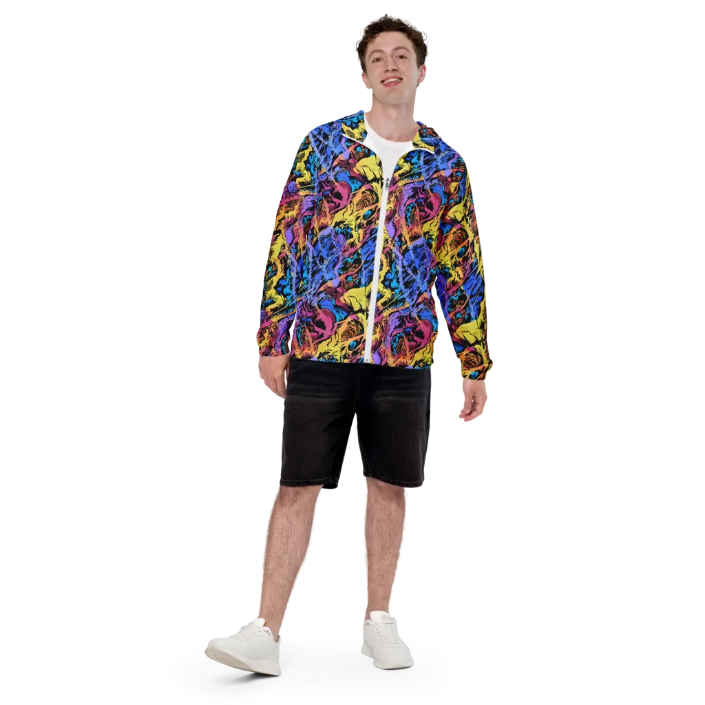 Pop-tide on Men's Windbreaker — Front