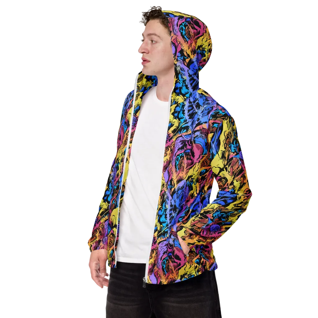Pop-tide on Men's Windbreaker — Left Front