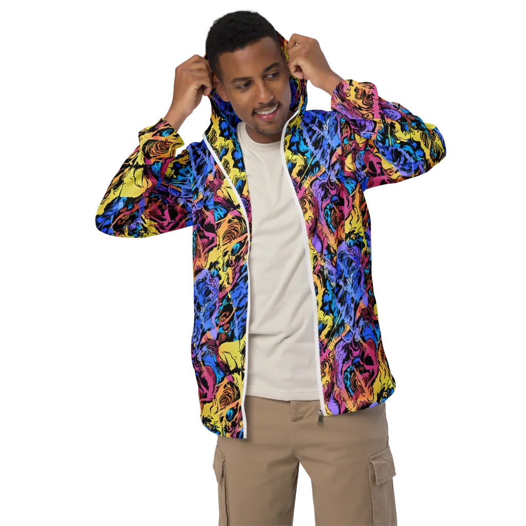 Pop-tide on Men's Windbreaker — Front