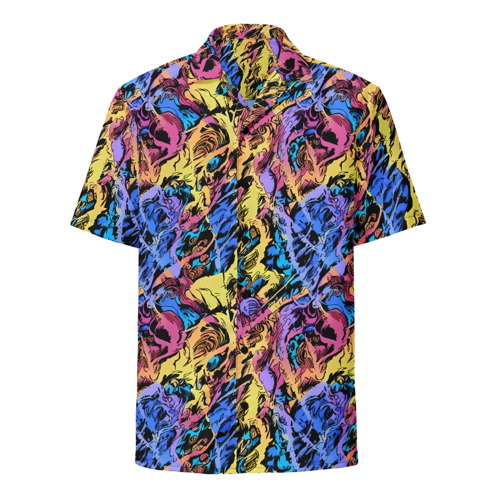 Pop-tide on Button Shirt — Front