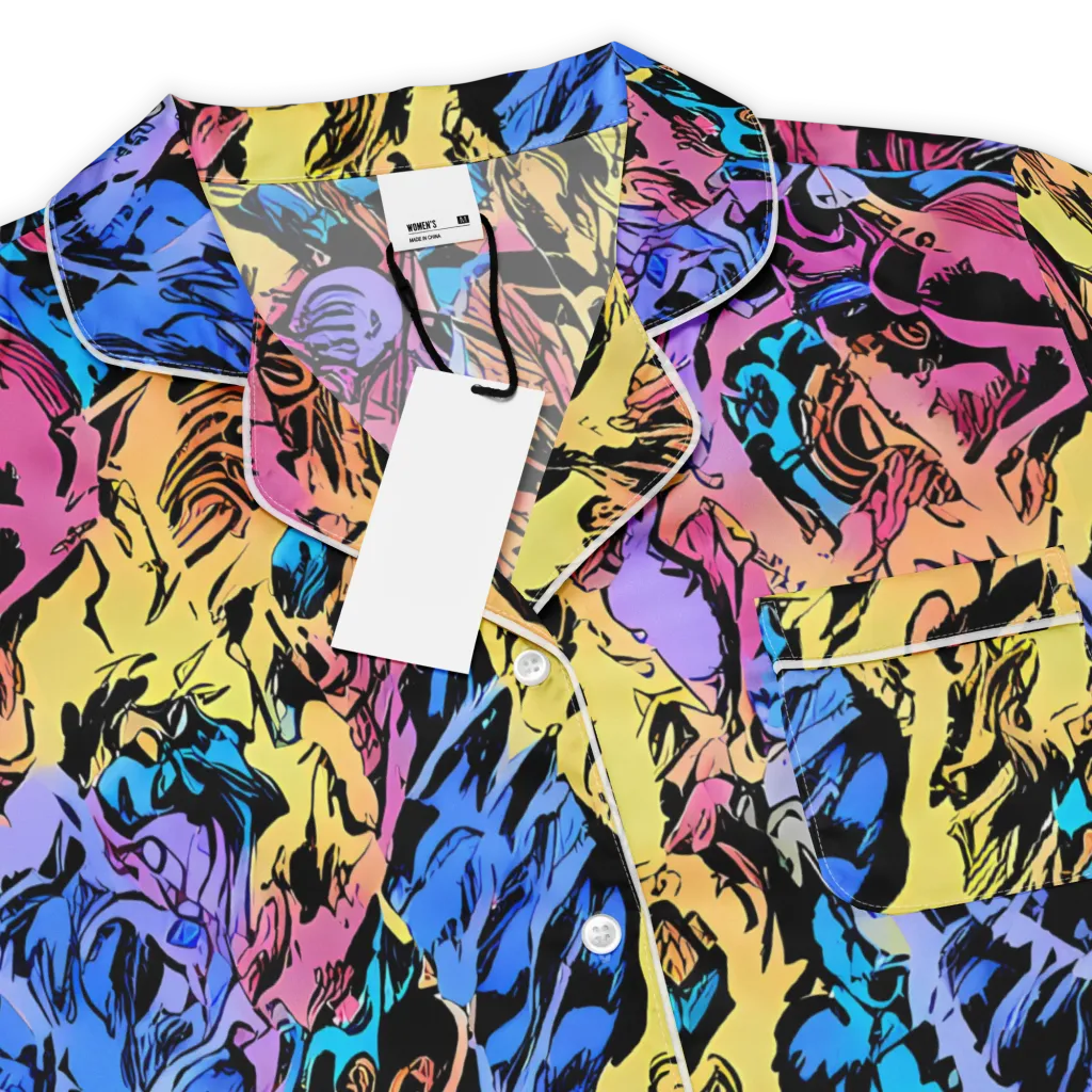 Pop-tide on Women's Short Sleeve Pajama Top — Product details