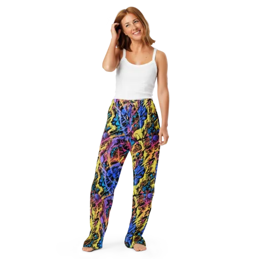 Pop-tide on a Women's Pajama Pants