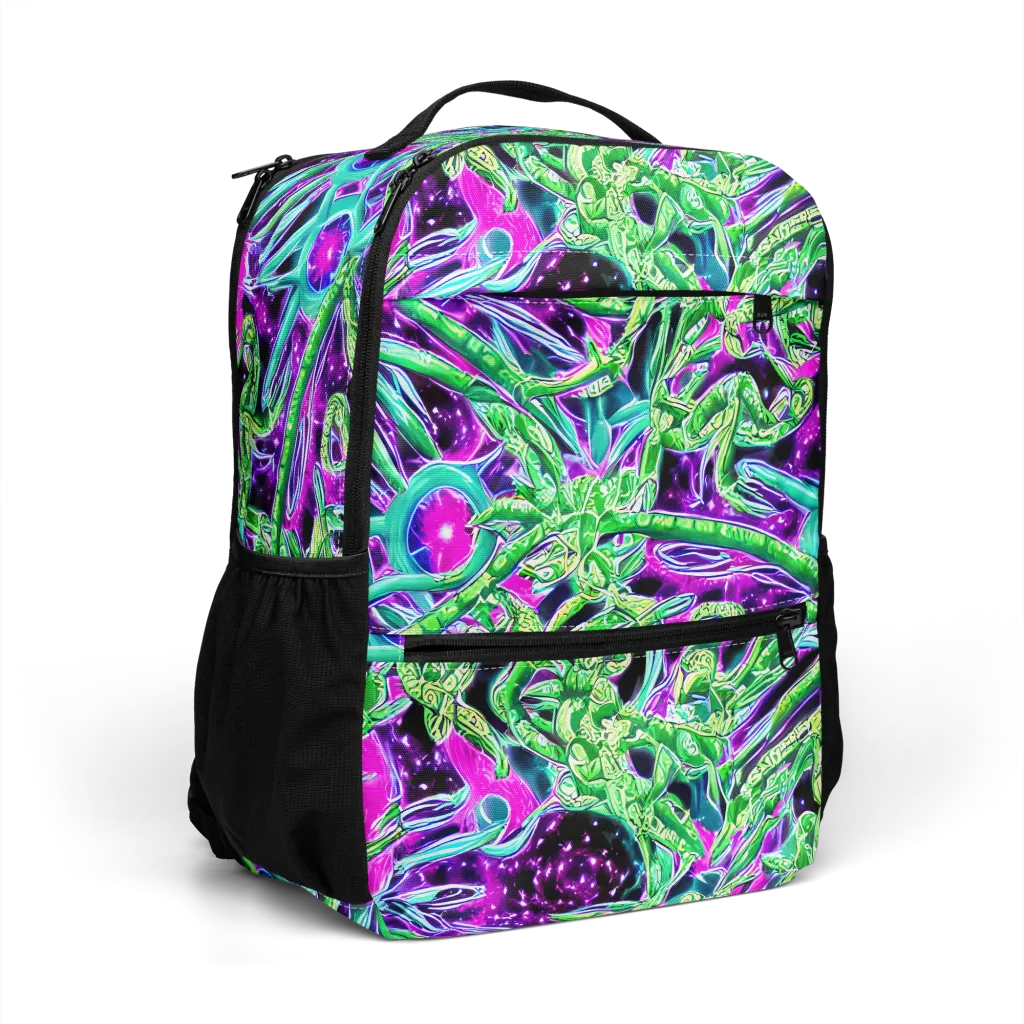 Cosmic Geckos on Utility Backpack — Right Front