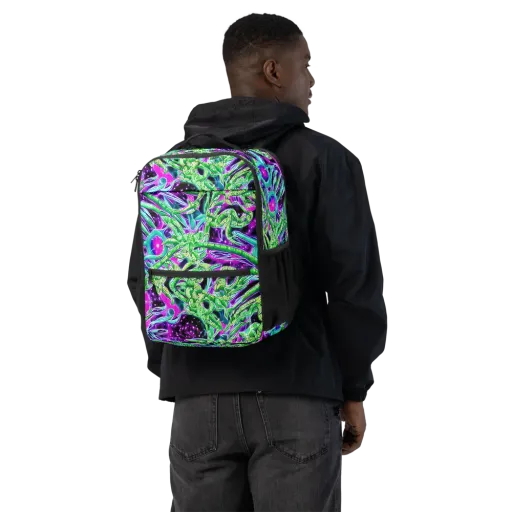 Cosmic Geckos on a Utility Backpack