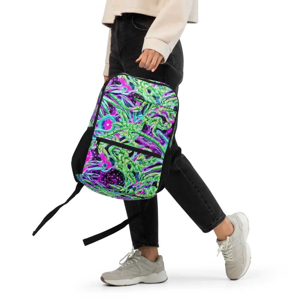 Cosmic Geckos on Utility Backpack — Front