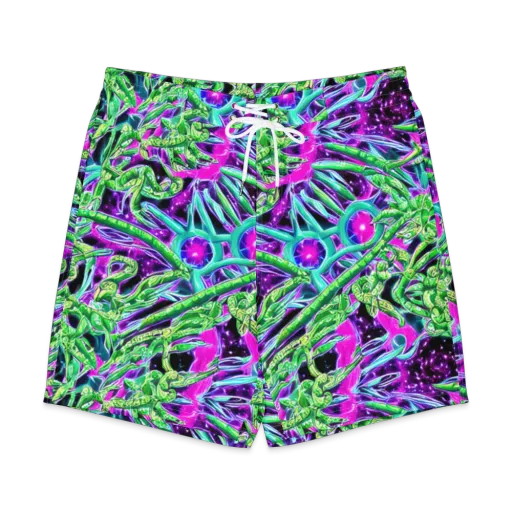 Cosmic Geckos on a Men's Board Shorts