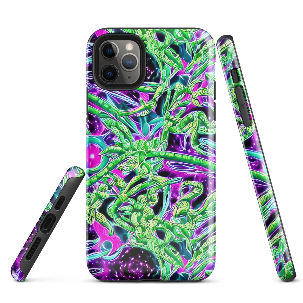 Cosmic Geckos on Tough Case for iPhone® — Front
