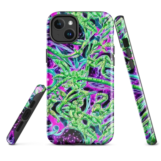 Cosmic Geckos on a MagSafe Tough Case for iPhone®