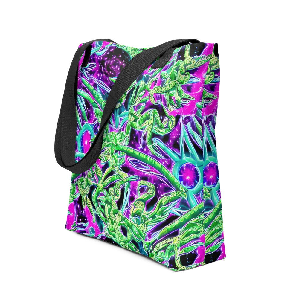 Cosmic Geckos on Tote Bag — Front