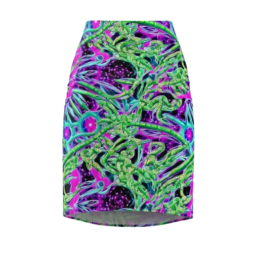 Cosmic Geckos on a Pencil Skirt