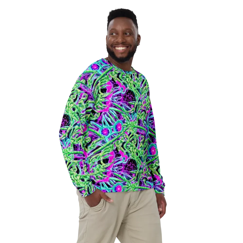 Cosmic Geckos on Sweatshirt — Front