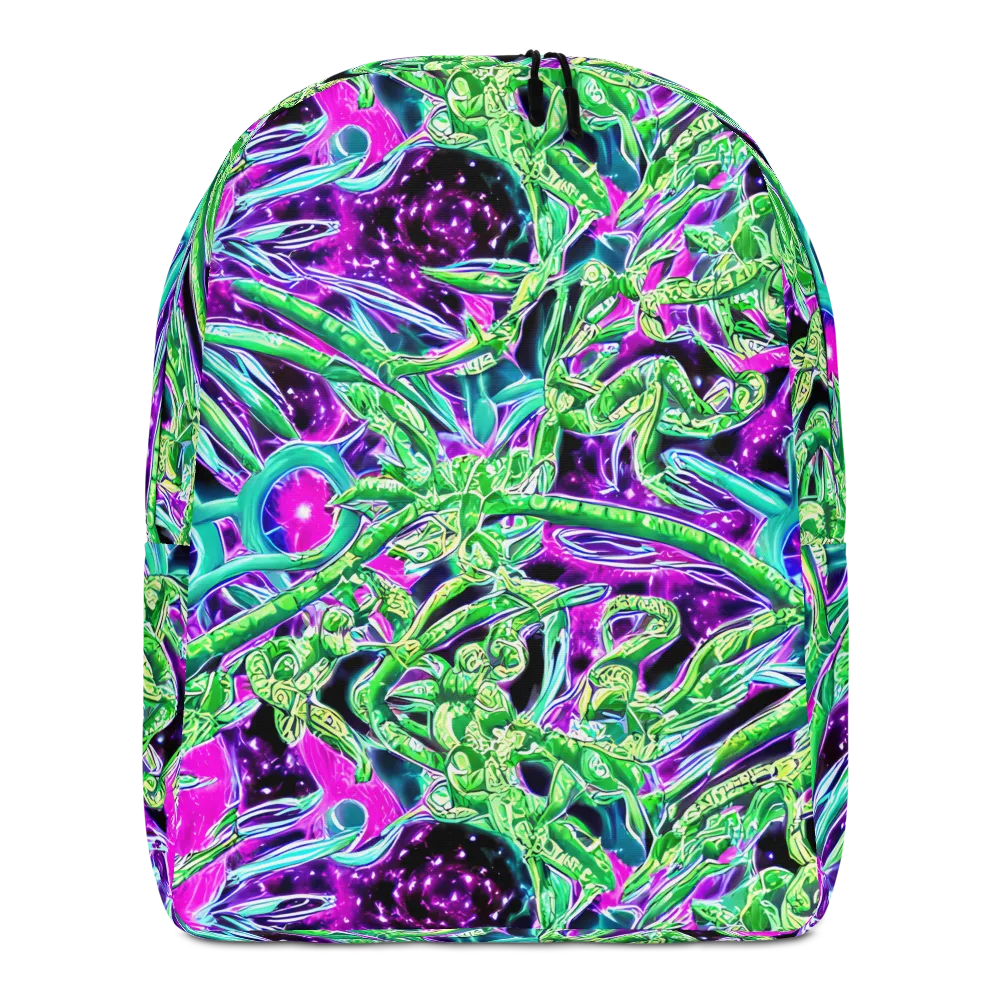Cosmic Geckos on Minimalist Backpack — Front