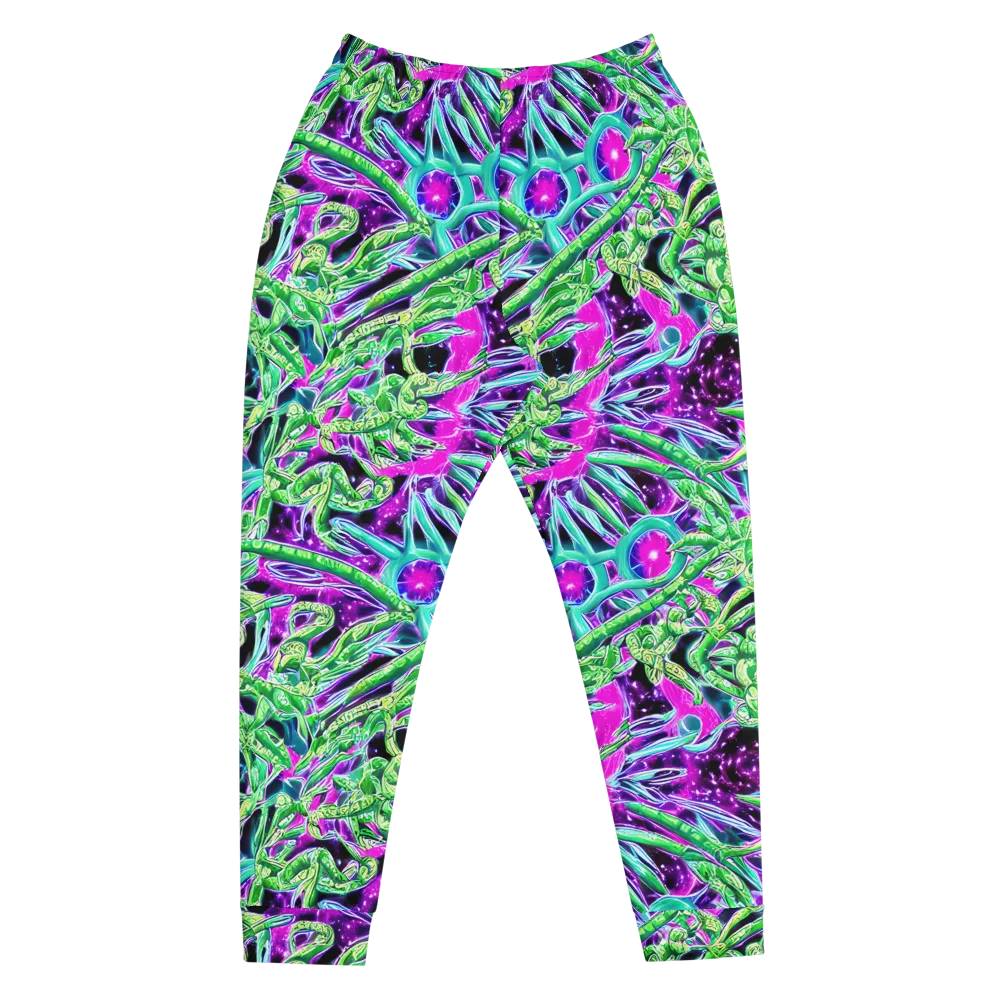 Cosmic Geckos on Men's Joggers — Front
