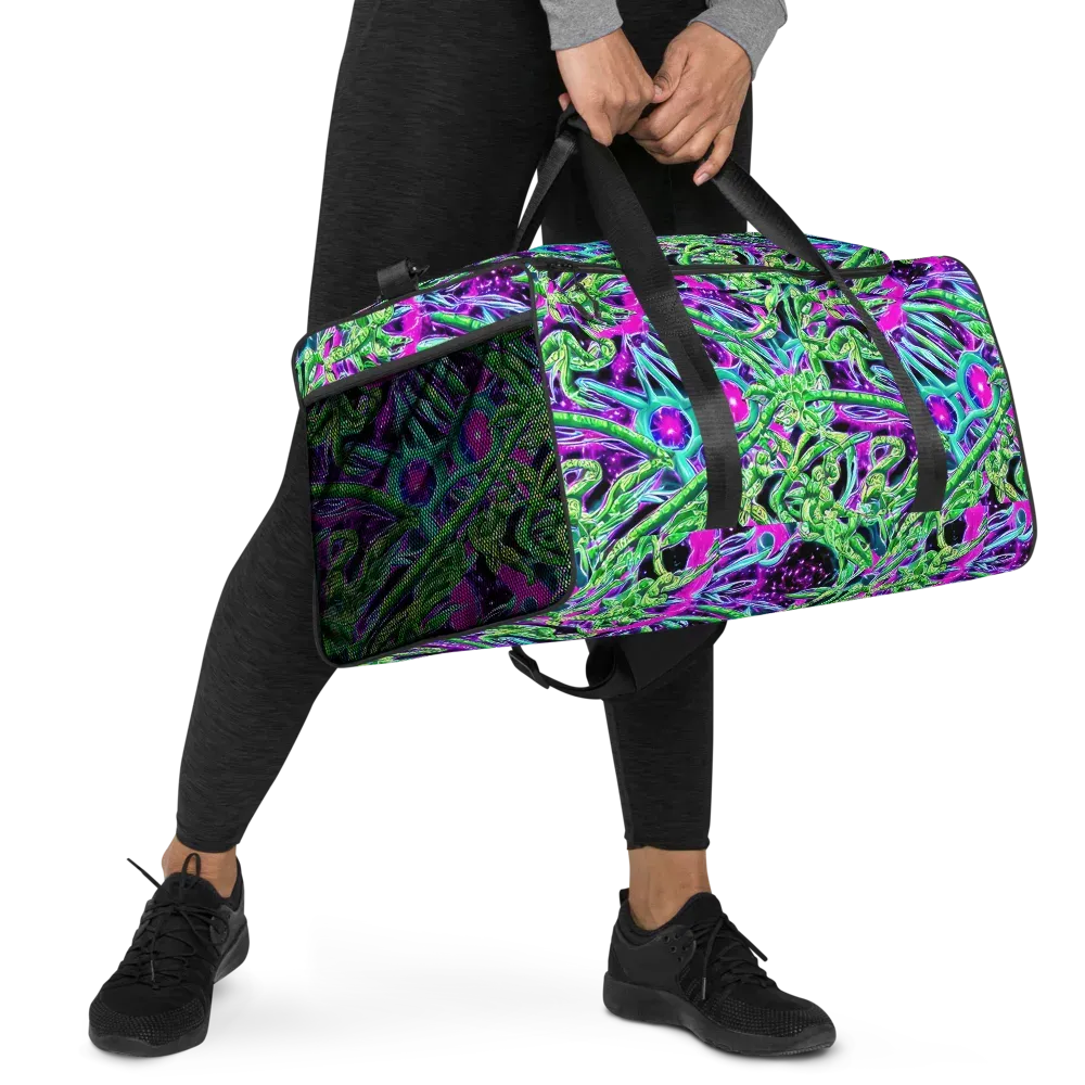 Cosmic Geckos on Duffle Bag — Right Front