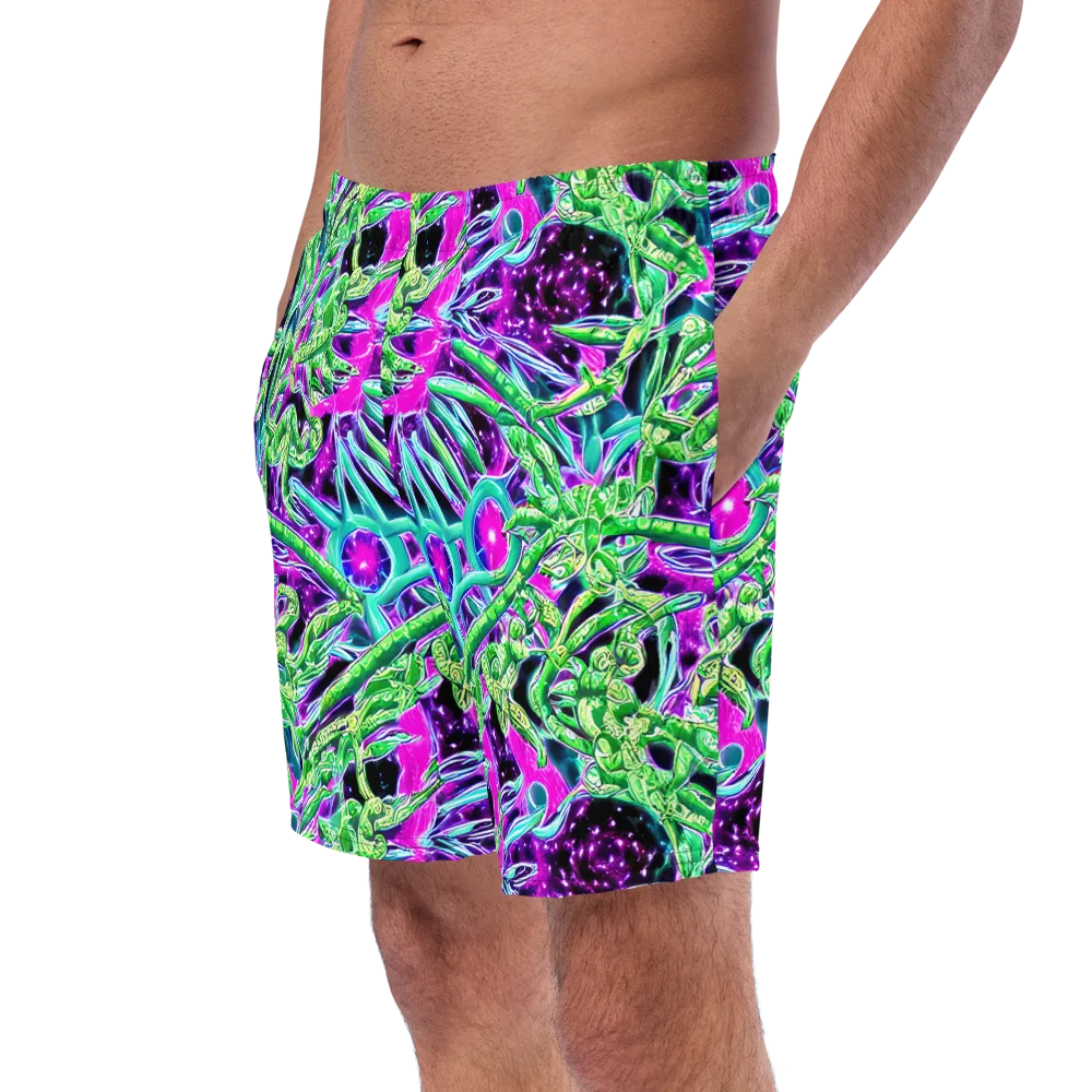 Cosmic Geckos on Swim Trunks — Left Front