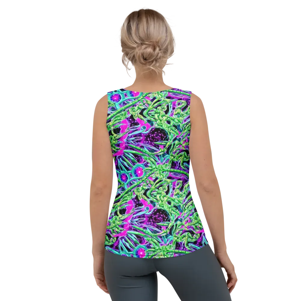 Cosmic Geckos on Women's Tank Top — Back