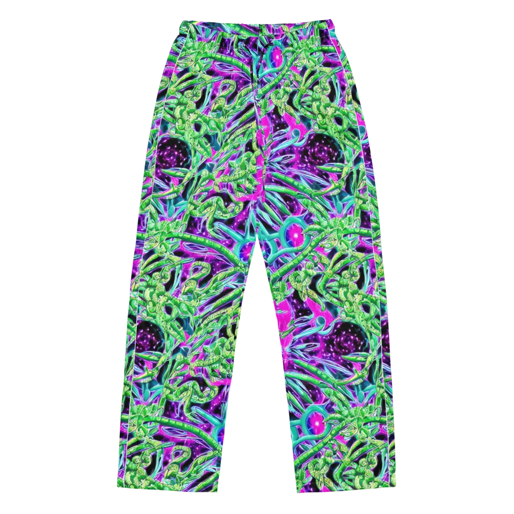 Cosmic Geckos on Women's Pajama Pants — Front