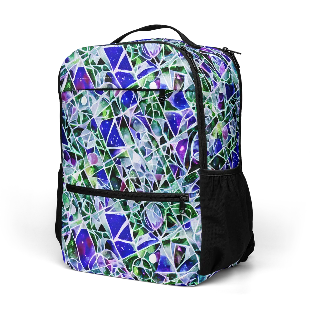 Prismatic Shatter on Utility Backpack — Left Front