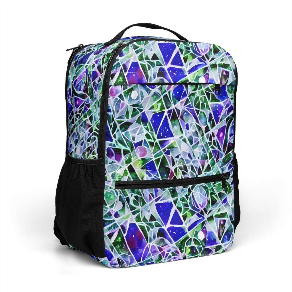 Prismatic Shatter on Utility Backpack — Right Front