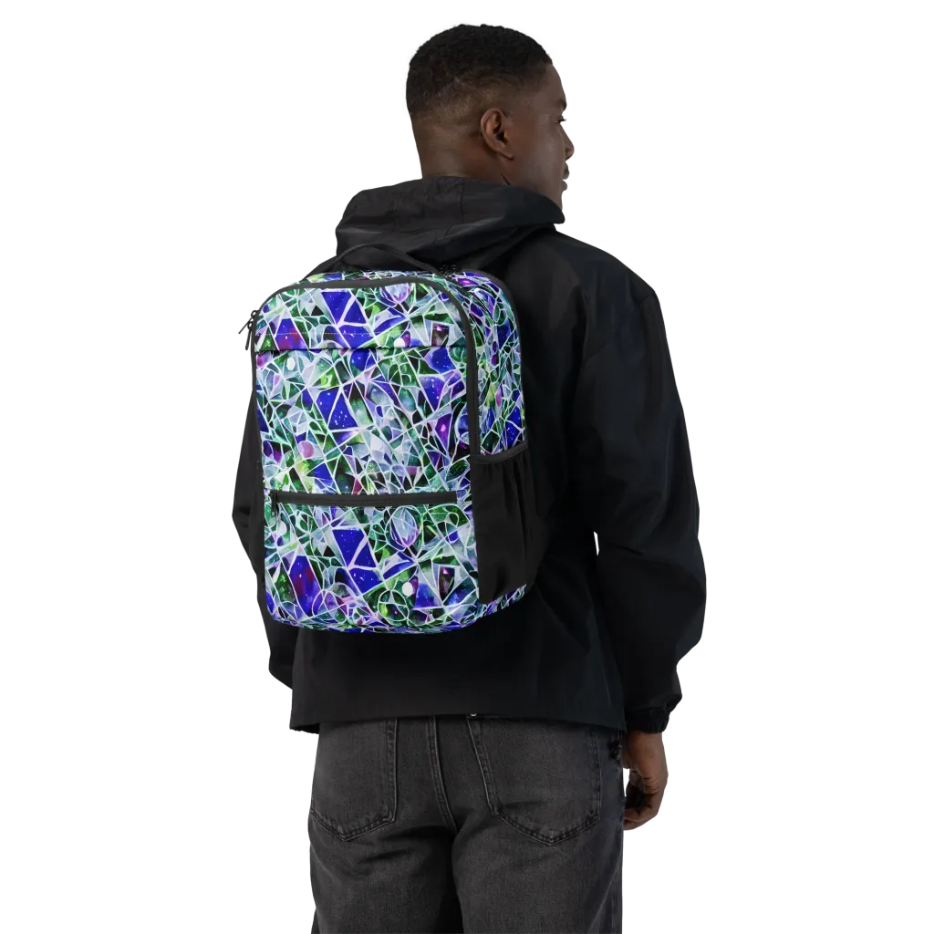 Prismatic Shatter on Utility Backpack — Back