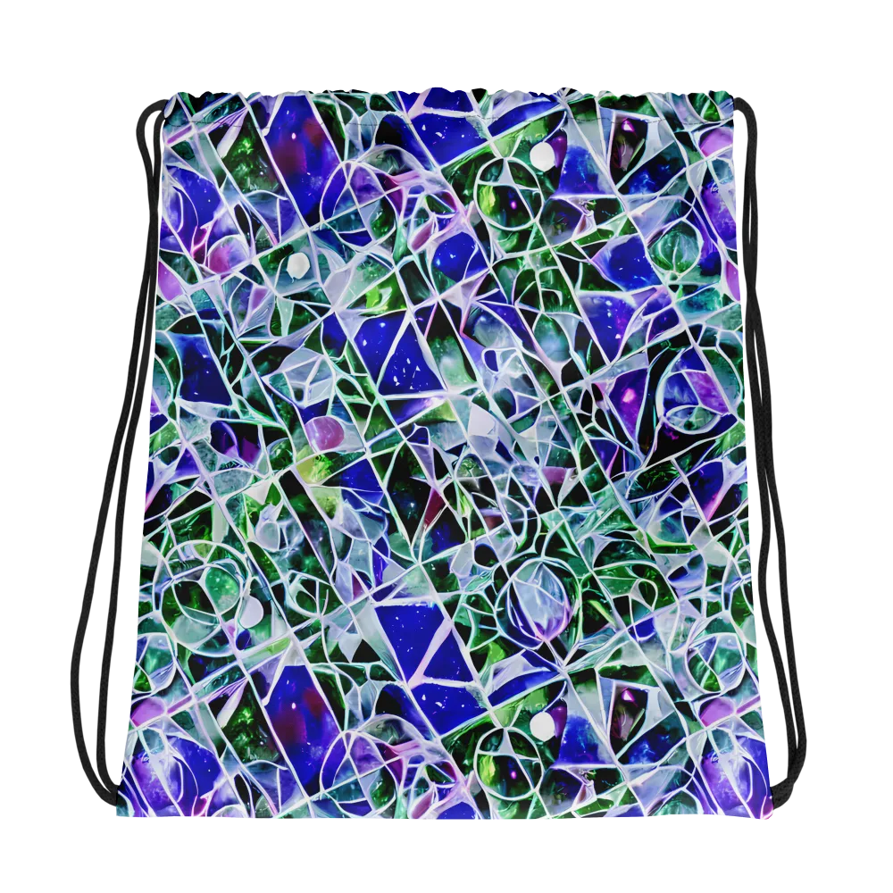 Prismatic Shatter on Drawstring Bag — Photo