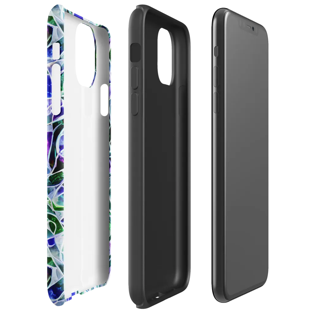 Prismatic Shatter on Tough Case for iPhone® — Right