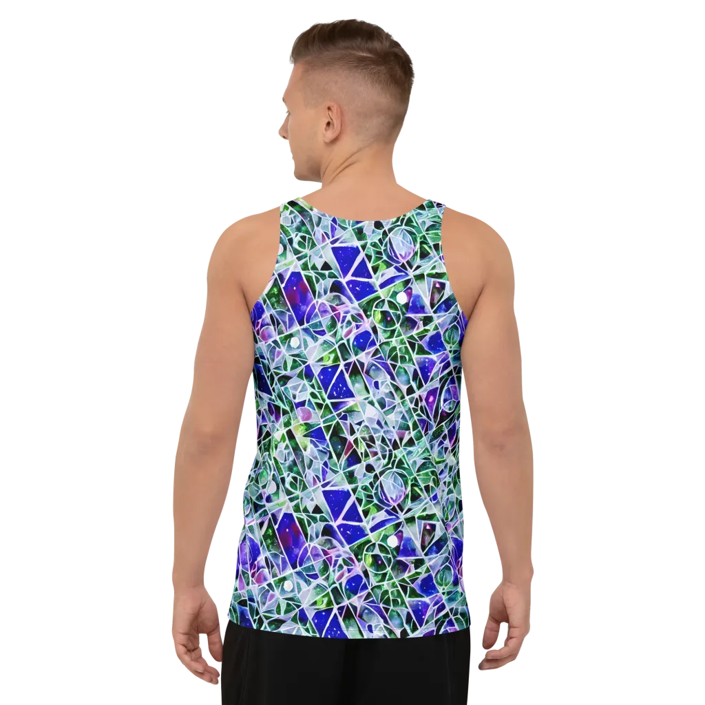Prismatic Shatter on Men's Tank Top — Back