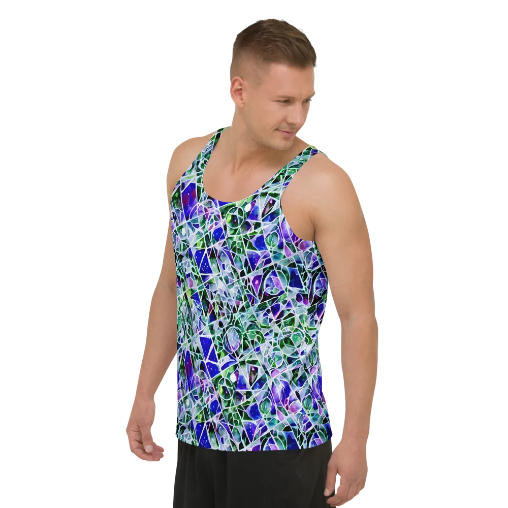 Prismatic Shatter on Men's Tank Top — Left Front