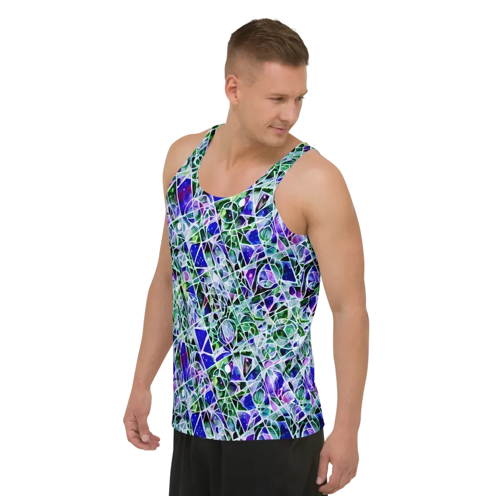 Prismatic Shatter on Men's Tank Top — Left Front