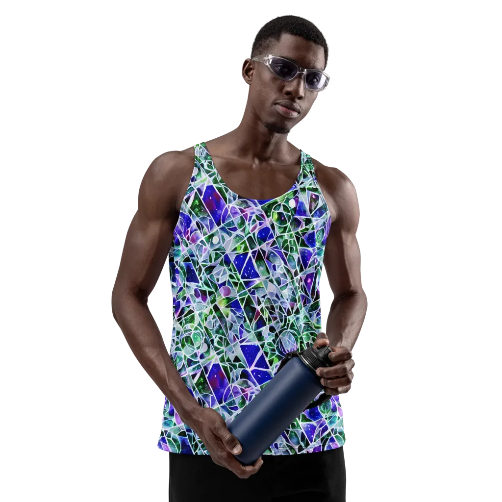 Prismatic Shatter on Men's Tank Top — Front