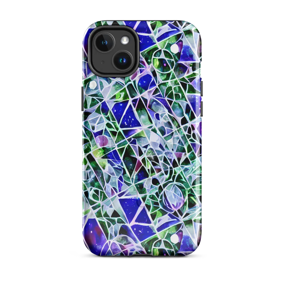 Prismatic Shatter on MagSafe Tough Case for iPhone® — Front