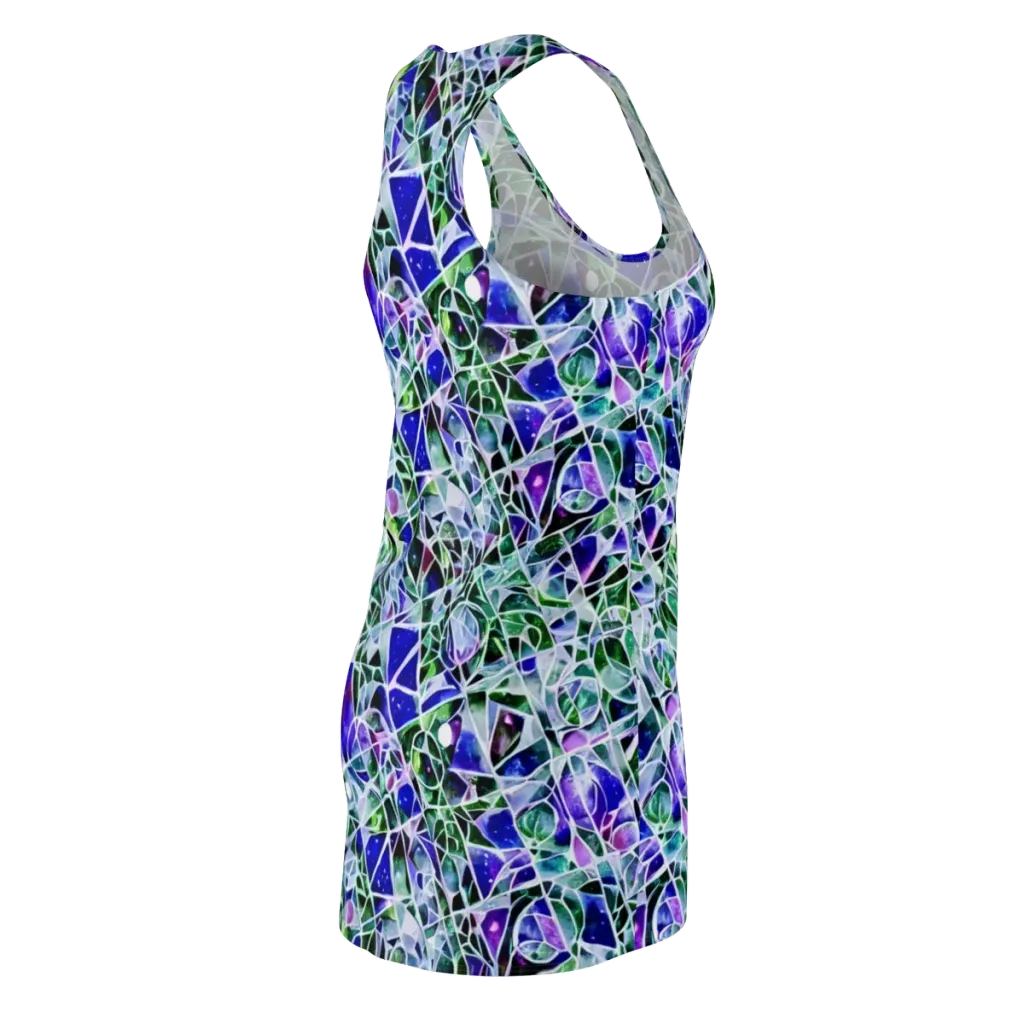 Prismatic Shatter on Racerback Dress — Back Side