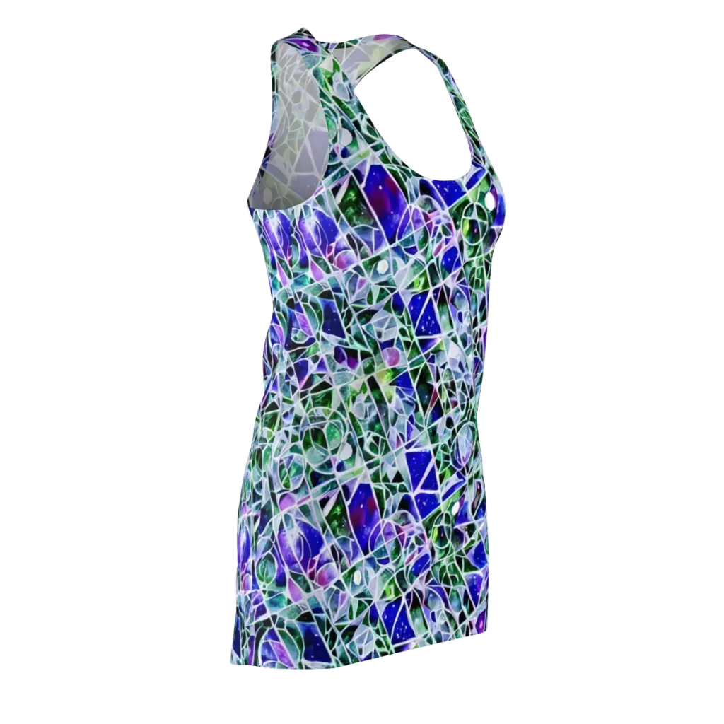 Prismatic Shatter on Racerback Dress — Front Side