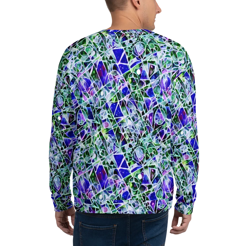 Prismatic Shatter on Sweatshirt — Back