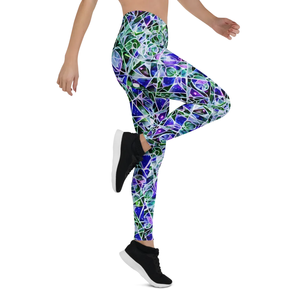 Prismatic Shatter on Leggings — Right