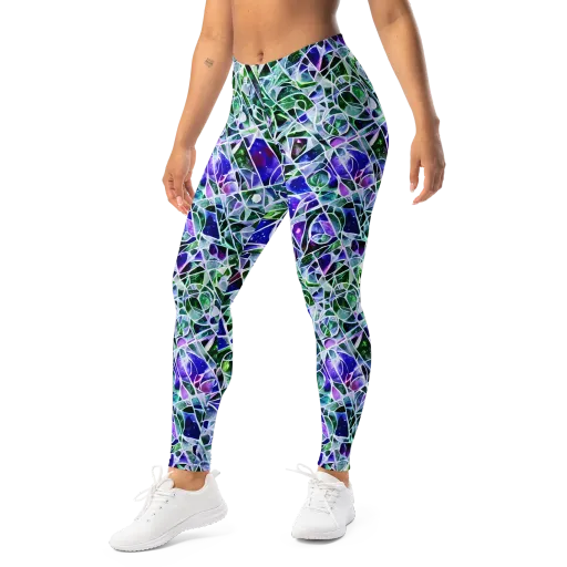 Prismatic Shatter on a Leggings