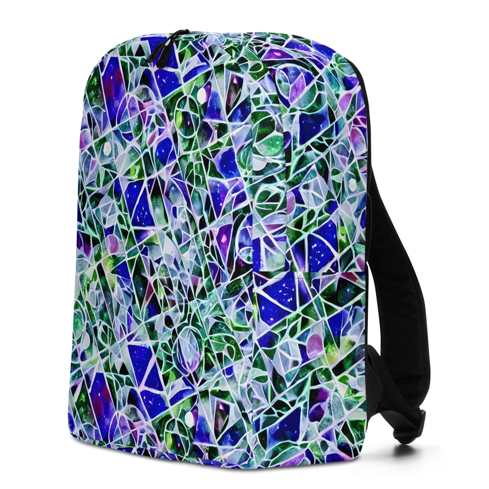 Prismatic Shatter on Minimalist Backpack — Left