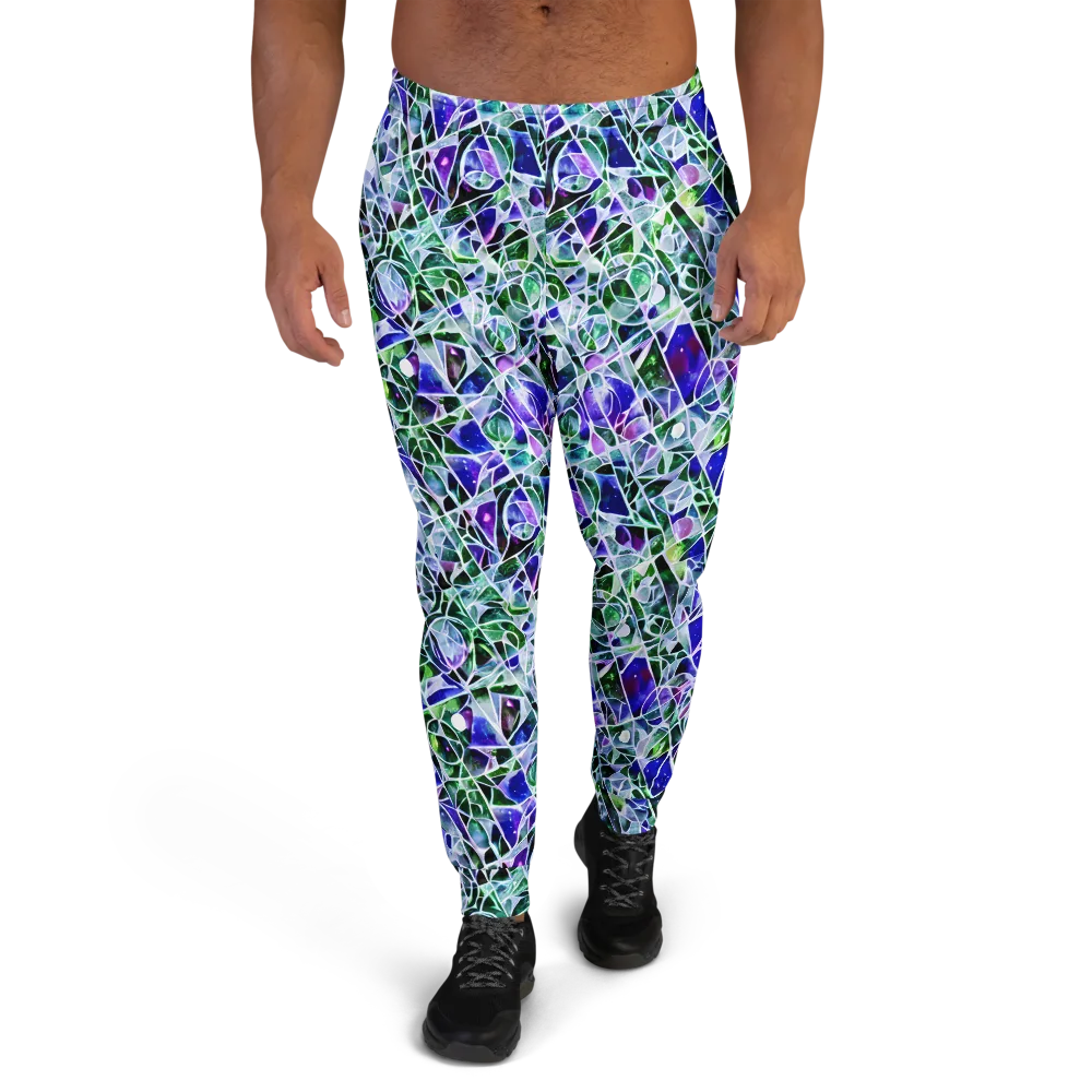 Prismatic Shatter on Men's Joggers — Front