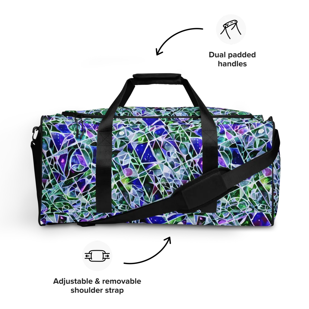 Prismatic Shatter on Duffle Bag — Front