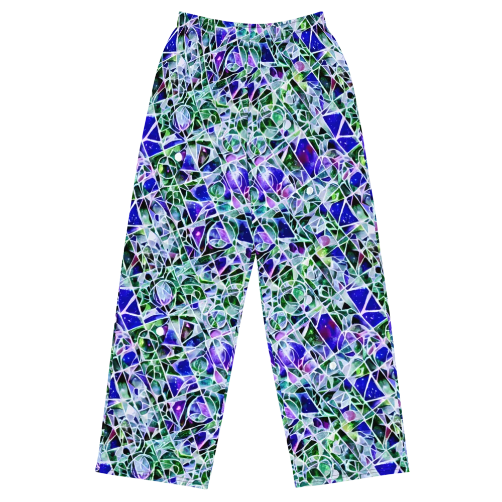 Prismatic Shatter on Wide-Leg Pants — Front