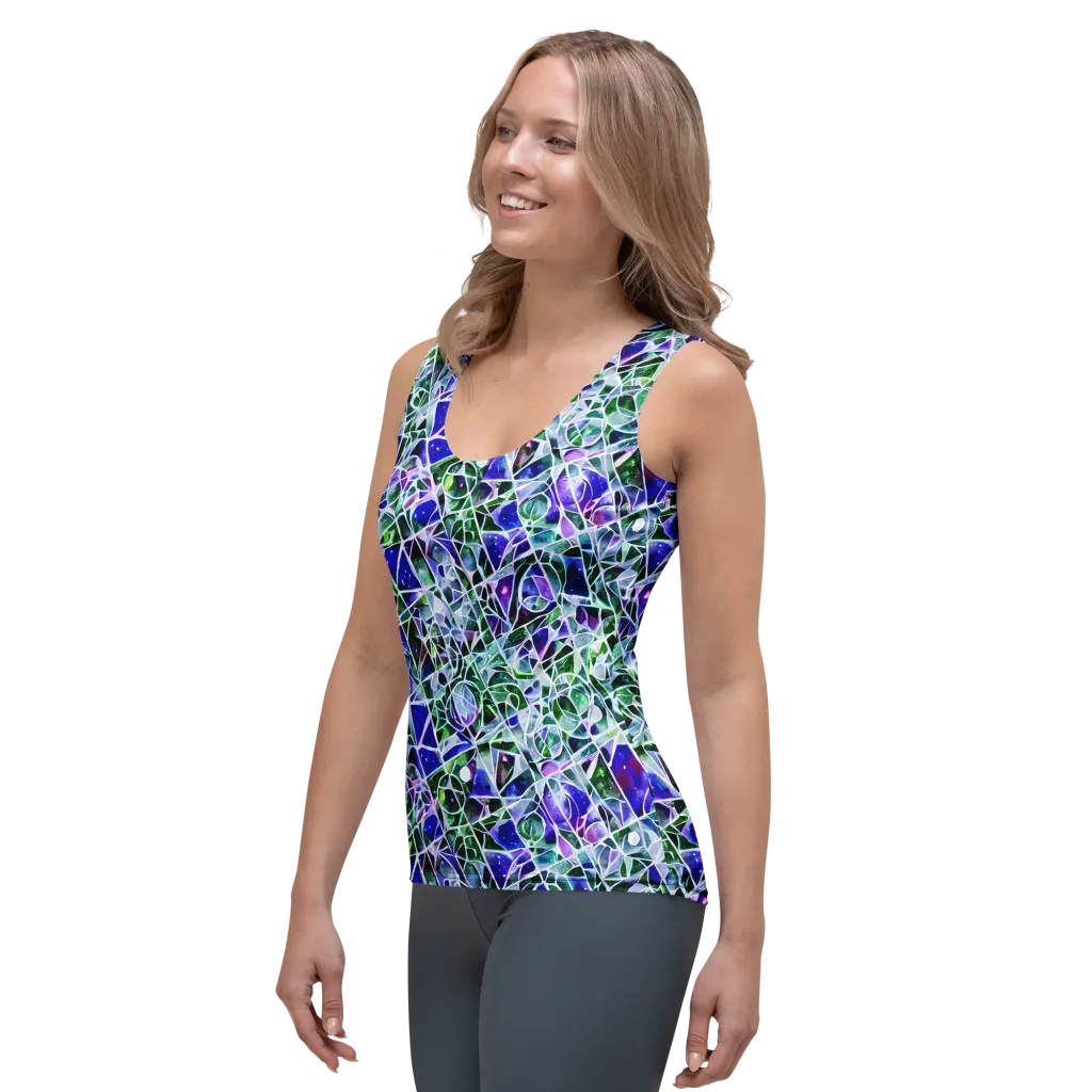 Prismatic Shatter on Women's Tank Top — Left Front