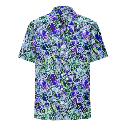 Prismatic Shatter on a Button Shirt