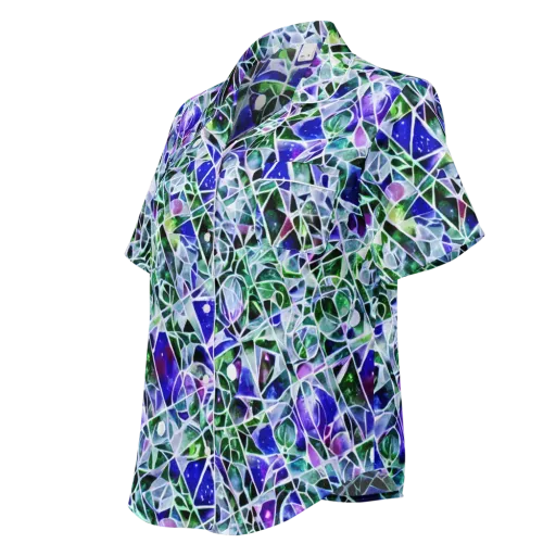 Prismatic Shatter on a Women's Short Sleeve Pajama Top