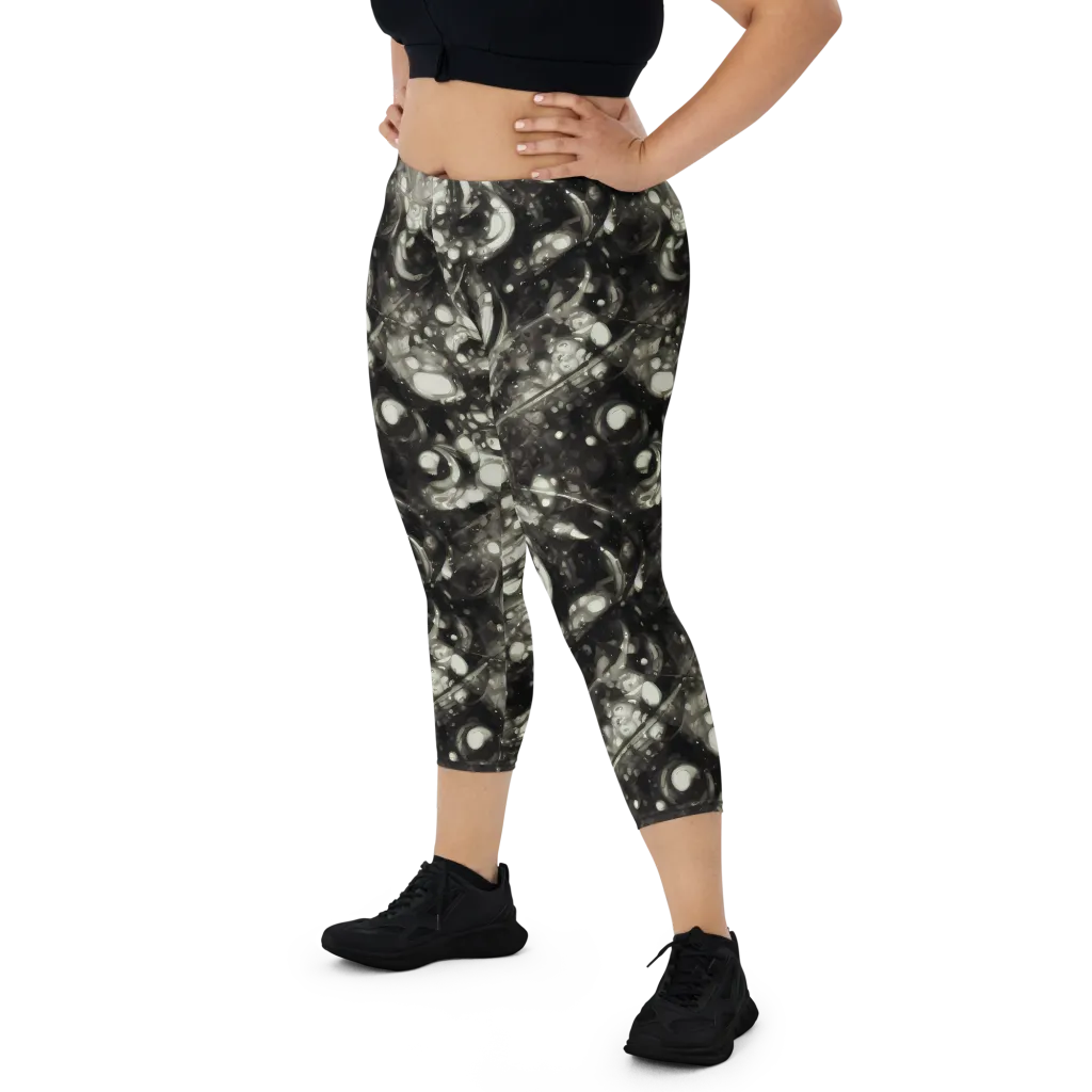 Lunar Molten on Capri Leggings — Front