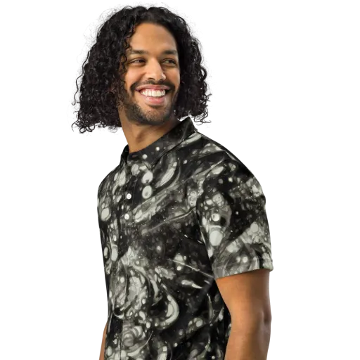 Lunar Molten on a Men's Slim Fit Polo Shirt